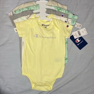 3/6Mo Baby’s Champion One Piece Suits (5pcs)